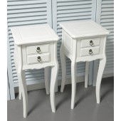 Two x 2 Drawer Bedside Tables/Bedside Cabinets.